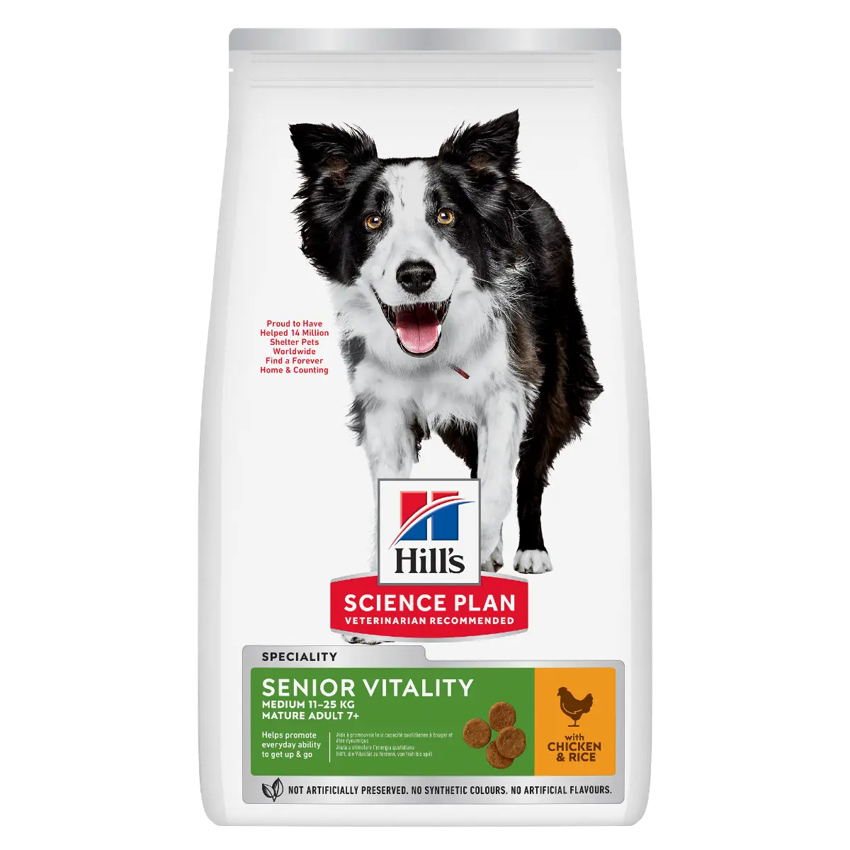 Hill'S Science Plan Adult 7+ Senior Vitality Medium Dry